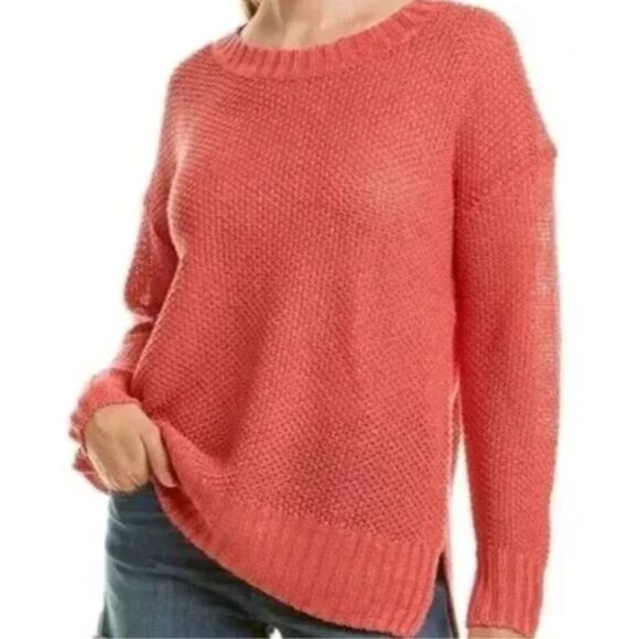 J.CREW Sweaters - J.Crew Coral Beach Open Knit Sweater size Small